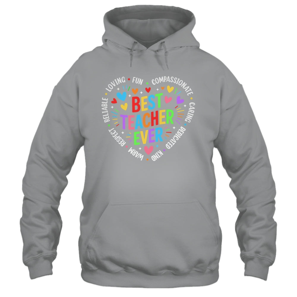 Best Teacher Ever Teacher Motivational Appreciation Week Shirt & Hoodie | siriusteestore
