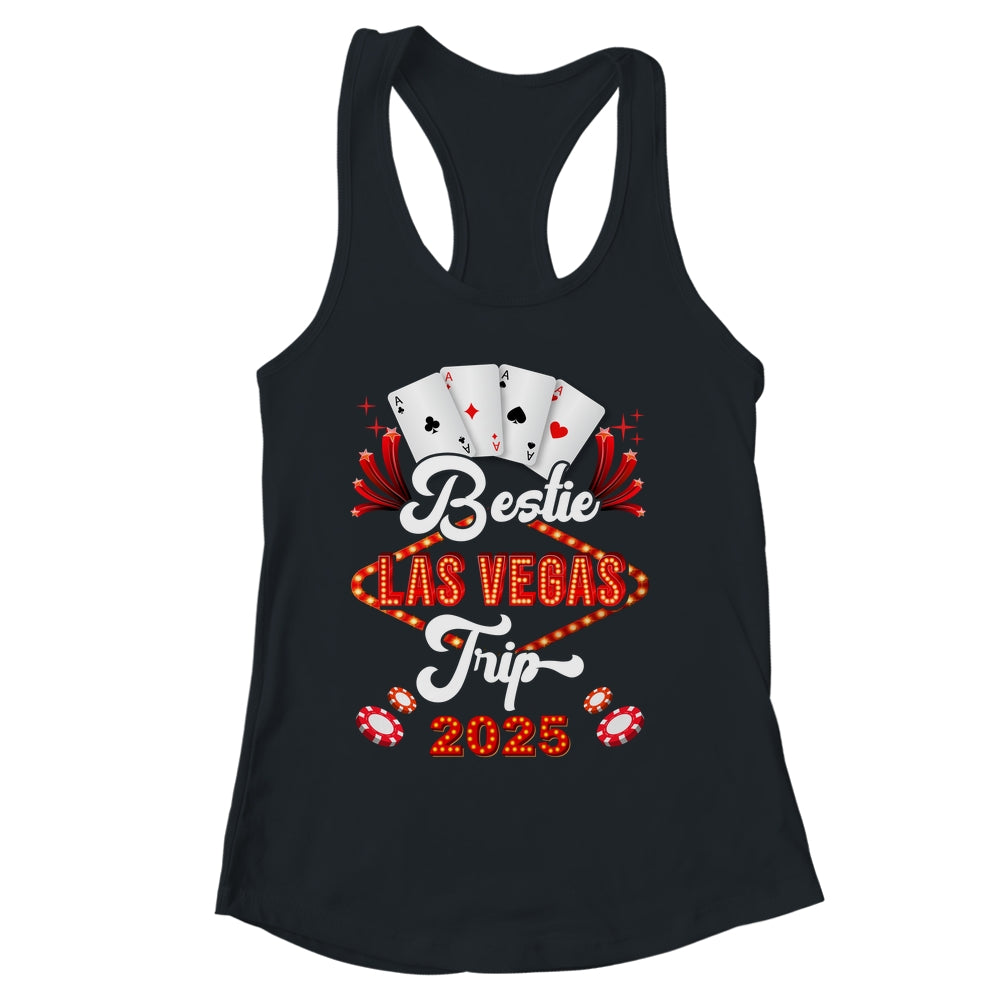 Bestie Las Vegas Trip 2025 Sister Squad Vacation Matching Shirt & Tank Top | siriusteestore