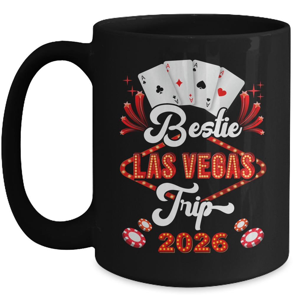 Bestie Las Vegas Trip 2026 Sister Squad Vacation Matching Mug | siriusteestore