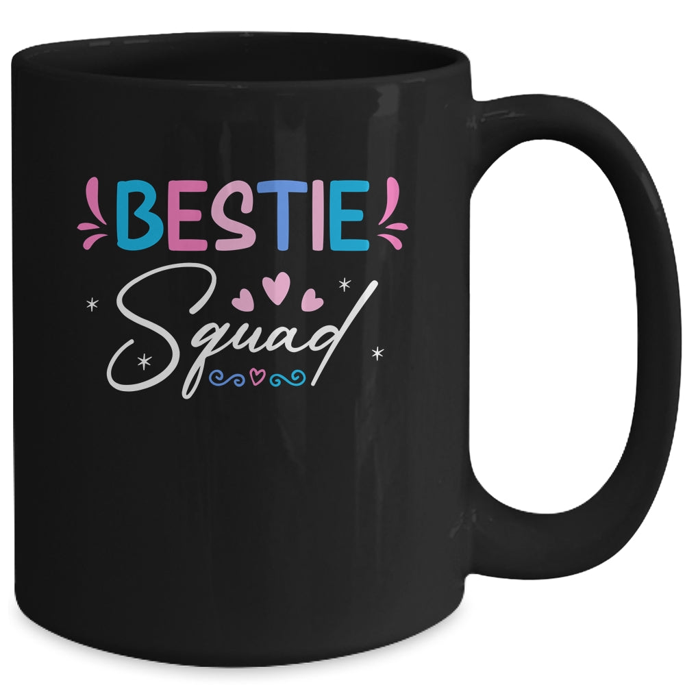 Bestie Squad Cute Best Friend Forever For Women Girls Heart Mug | siriusteestore