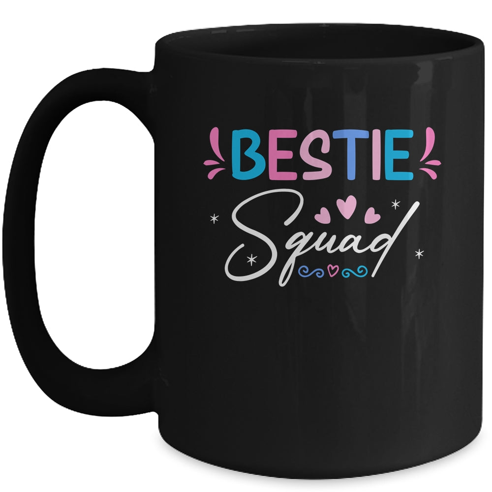 Bestie Squad Cute Best Friend Forever For Women Girls Heart Mug | siriusteestore