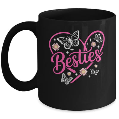 Besties BFF Bestfriends Heart Matching Girls Friends Bestie Mug | siriusteestore
