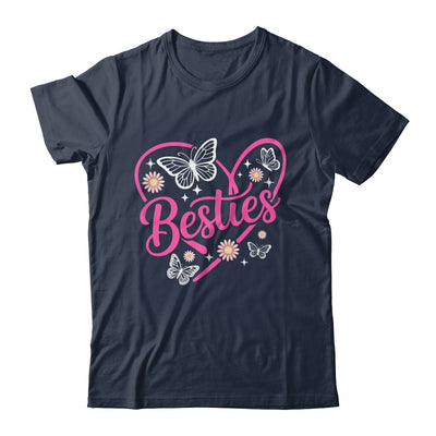 Besties BFF Bestfriends Heart Matching Girls Friends Bestie Shirt & Tank Top | siriusteestore