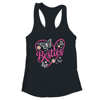 Besties BFF Bestfriends Heart Matching Girls Friends Bestie Shirt & Tank Top | siriusteestore