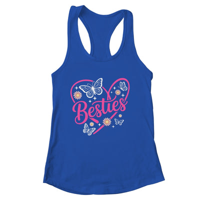 Besties BFF Bestfriends Heart Matching Girls Friends Bestie Shirt & Tank Top | siriusteestore