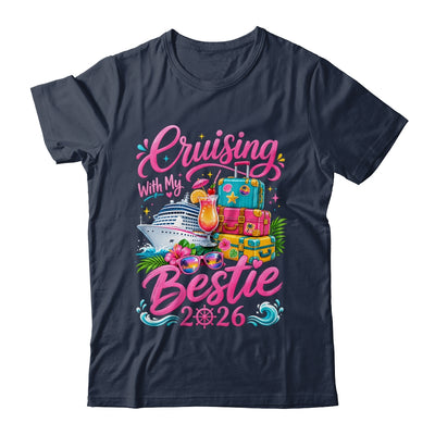 Besties Cruise Matching Trip Cruising With My Bestie 2026 Shirt & Tank Top | siriusteestore