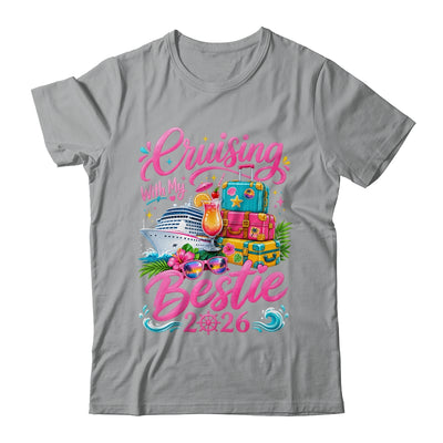 Besties Cruise Matching Trip Cruising With My Bestie 2026 Shirt & Tank Top | siriusteestore