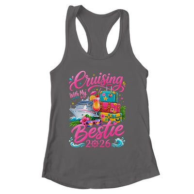Besties Cruise Matching Trip Cruising With My Bestie 2026 Shirt & Tank Top | siriusteestore