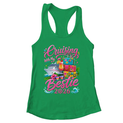 Besties Cruise Matching Trip Cruising With My Bestie 2026 Shirt & Tank Top | siriusteestore