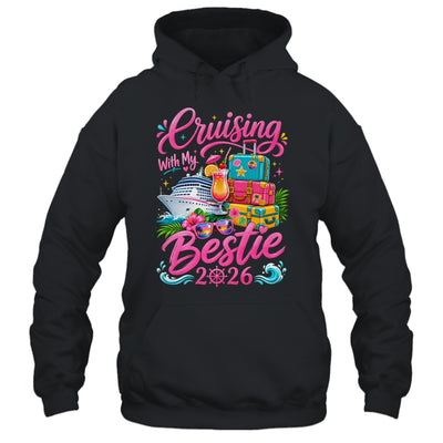 Besties Cruise Matching Trip Cruising With My Bestie 2026 Shirt & Tank Top | siriusteestore