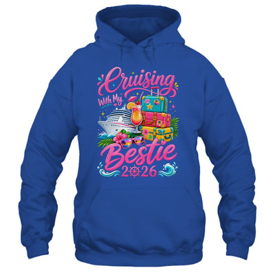Besties Cruise Matching Trip Cruising With My Bestie 2026 Shirt & Tank Top | siriusteestore