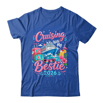 Besties Cruise Trip Matching Cruising With My Bestie 2026 Shirt & Tank Top | siriusteestore