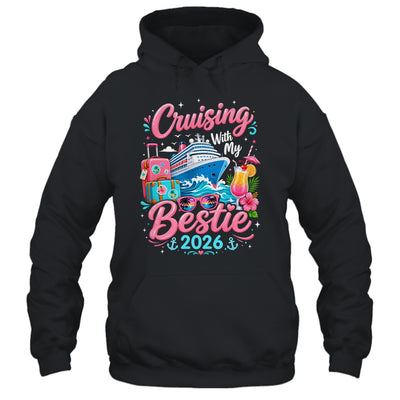 Besties Cruise Trip Matching Cruising With My Bestie 2026 Shirt & Tank Top | siriusteestore