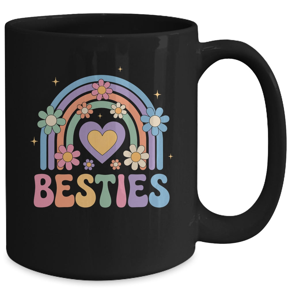 Besties Cute Matching Mother Daughter Friend Matching BFF Mug | siriusteestore