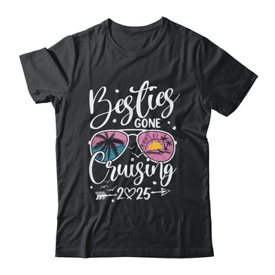 Besties Gone Cruising 2025 Girls Matching Women Cruise Shirt & Tank Top | siriusteestore