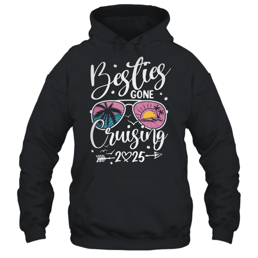 Besties Gone Cruising 2025 Girls Matching Women Cruise Shirt & Tank Top | siriusteestore