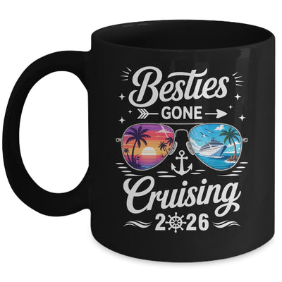 Besties Gone Cruising 2026 Girls Matching Friends Cruise Mug | siriusteestore