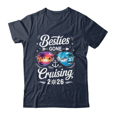 Besties Gone Cruising 2026 Girls Matching Friends Cruise Shirt & Tank Top | siriusteestore