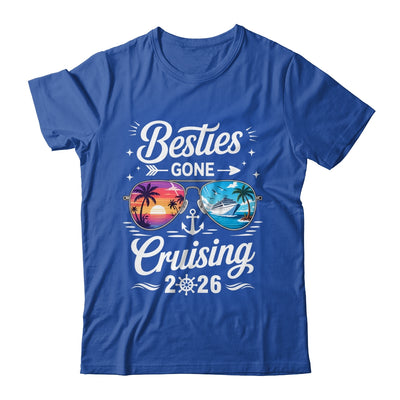 Besties Gone Cruising 2026 Girls Matching Friends Cruise Shirt & Tank Top | siriusteestore