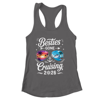 Besties Gone Cruising 2026 Girls Matching Friends Cruise Shirt & Tank Top | siriusteestore