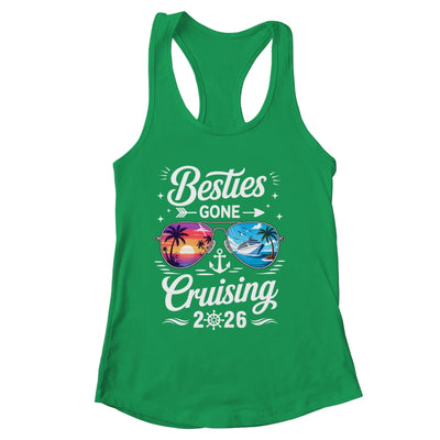 Besties Gone Cruising 2026 Girls Matching Friends Cruise Shirt & Tank Top | siriusteestore