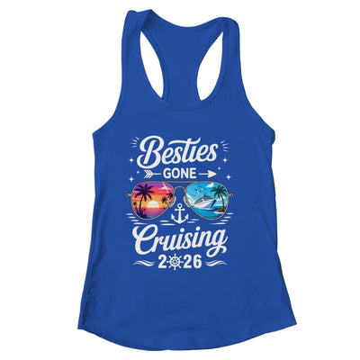 Besties Gone Cruising 2026 Girls Matching Friends Cruise Shirt & Tank Top | siriusteestore