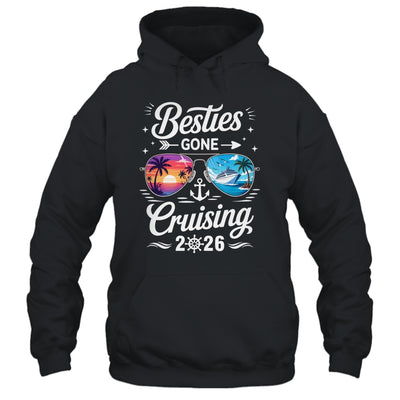 Besties Gone Cruising 2026 Girls Matching Friends Cruise Shirt & Tank Top | siriusteestore