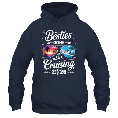 Besties Gone Cruising 2026 Girls Matching Friends Cruise Shirt & Tank Top | siriusteestore