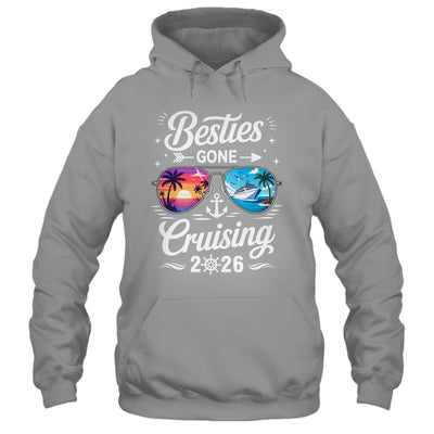Besties Gone Cruising 2026 Girls Matching Friends Cruise Shirt & Tank Top | siriusteestore