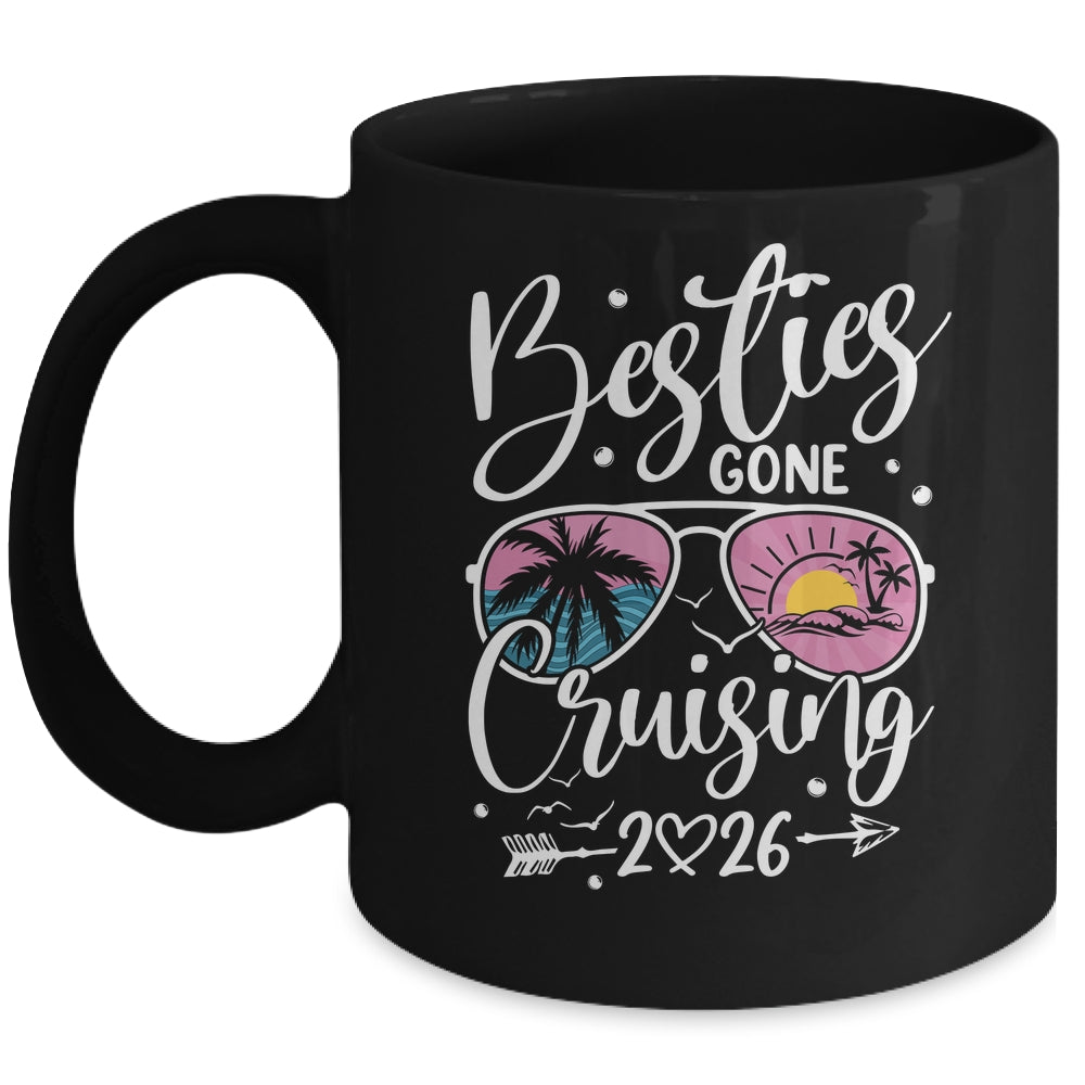 Besties Gone Cruising 2026 Girls Matching Women Cruise Mug | siriusteestore