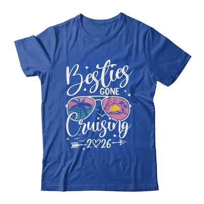 Besties Gone Cruising 2026 Girls Matching Women Cruise Shirt & Tank Top | siriusteestore