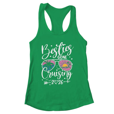 Besties Gone Cruising 2026 Girls Matching Women Cruise Shirt & Tank Top | siriusteestore