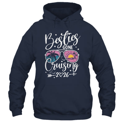 Besties Gone Cruising 2026 Girls Matching Women Cruise Shirt & Tank Top | siriusteestore