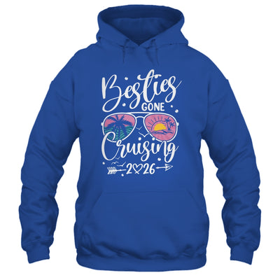 Besties Gone Cruising 2026 Girls Matching Women Cruise Shirt & Tank Top | siriusteestore