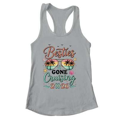 Besties Gone Cruising 2026 Matching Friends BFF Girls Cruise Shirt & Tank Top | siriusteestore