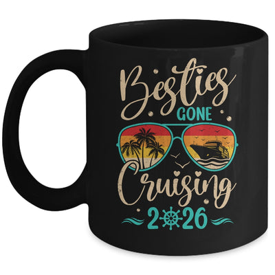Besties Gone Cruising 2026 Matching Friends Girls Cruise Mug | siriusteestore