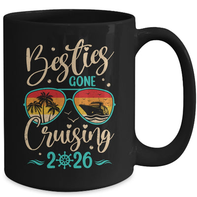 Besties Gone Cruising 2026 Matching Friends Girls Cruise Mug | siriusteestore