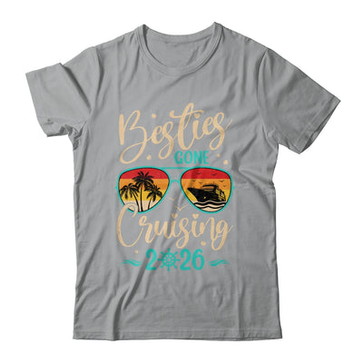 Besties Gone Cruising 2026 Matching Friends Girls Cruise Shirt & Tank Top | siriusteestore