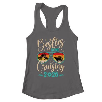 Besties Gone Cruising 2026 Matching Friends Girls Cruise Shirt & Tank Top | siriusteestore