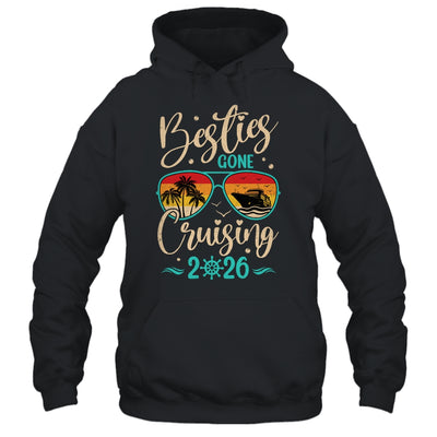 Besties Gone Cruising 2026 Matching Friends Girls Cruise Shirt & Tank Top | siriusteestore
