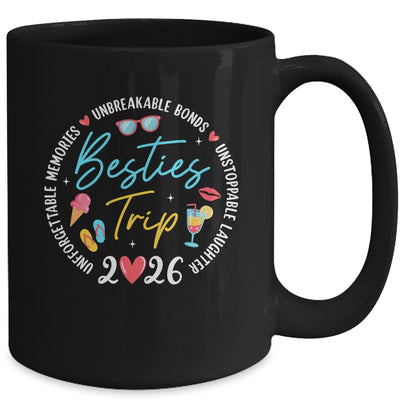 Besties Trip 2026 Memories Girls Friends Trip Vacation Retro Mug | siriusteestore