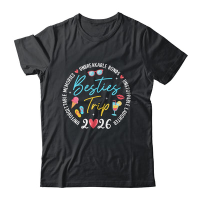 Besties Trip 2026 Memories Girls Friends Trip Vacation Retro Shirt & Tank Top | siriusteestore