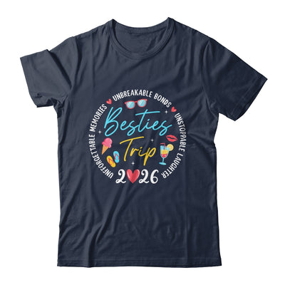 Besties Trip 2026 Memories Girls Friends Trip Vacation Retro Shirt & Tank Top | siriusteestore