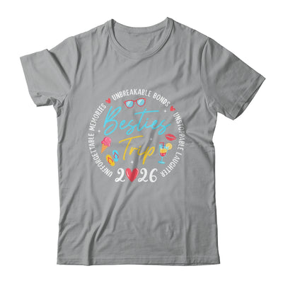 Besties Trip 2026 Memories Girls Friends Trip Vacation Retro Shirt & Tank Top | siriusteestore