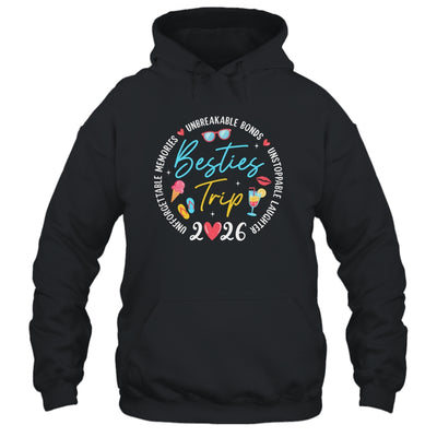 Besties Trip 2026 Memories Girls Friends Trip Vacation Retro Shirt & Tank Top | siriusteestore