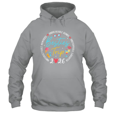 Besties Trip 2026 Memories Girls Friends Trip Vacation Retro Shirt & Tank Top | siriusteestore