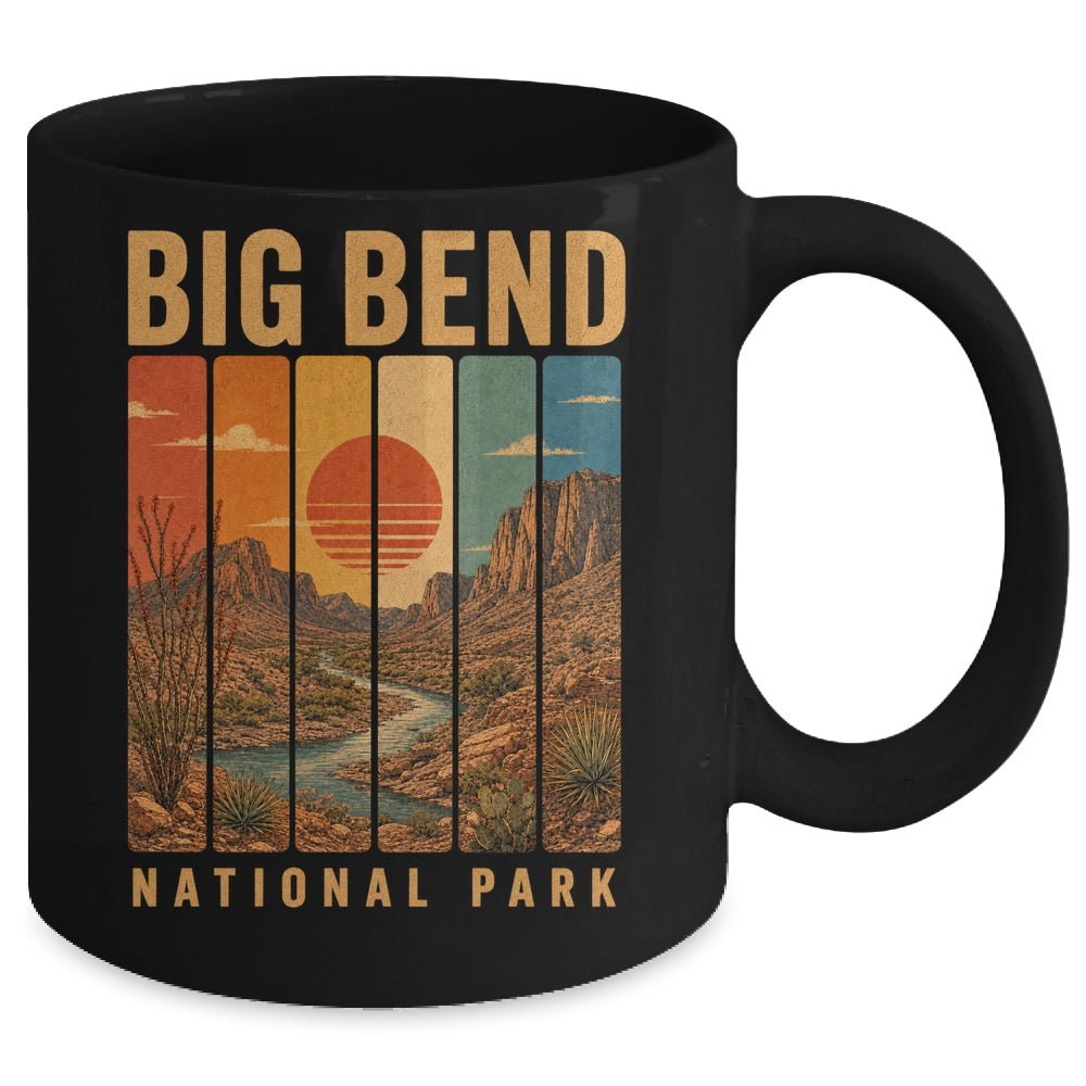 Big Bend National Park Texas Usa Outdoor Vintage Hiking Mug | siriusteestore