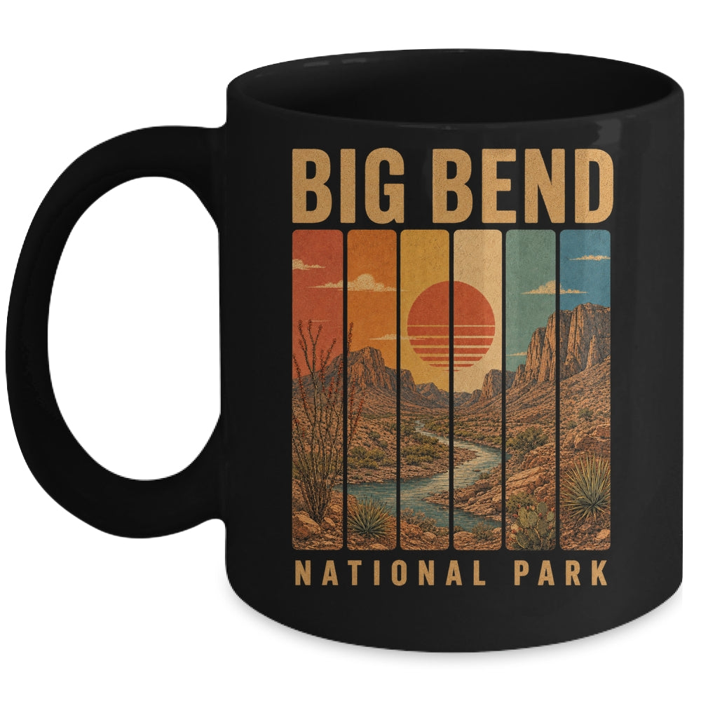 Big Bend National Park Texas Usa Outdoor Vintage Hiking Mug | siriusteestore