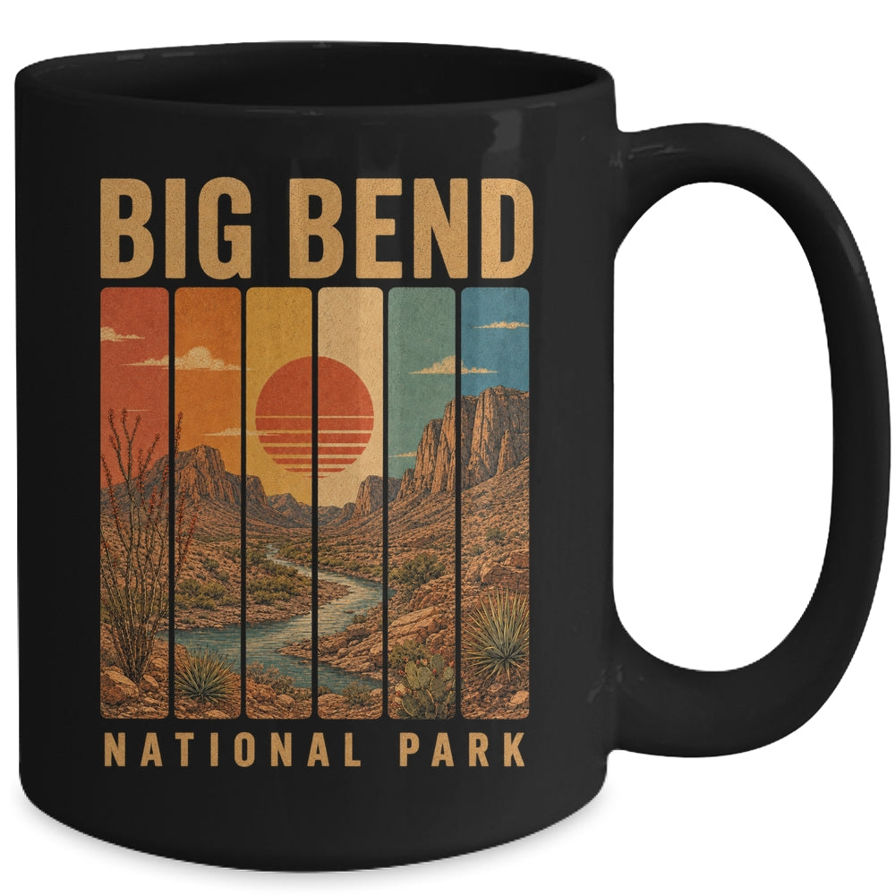 Big Bend National Park Texas Usa Outdoor Vintage Hiking Mug | siriusteestore