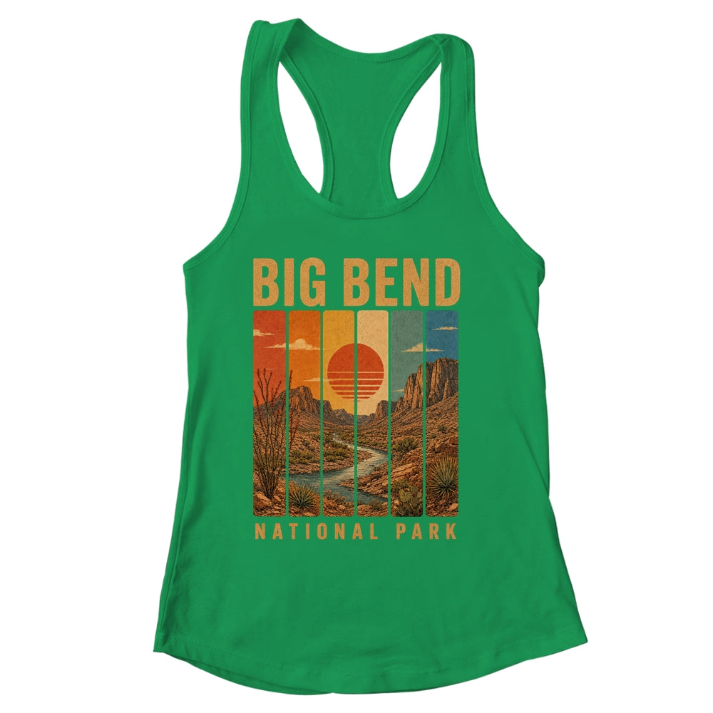 Big Bend National Park Texas Usa Outdoor Vintage Hiking Shirt & Tank Top | siriusteestore